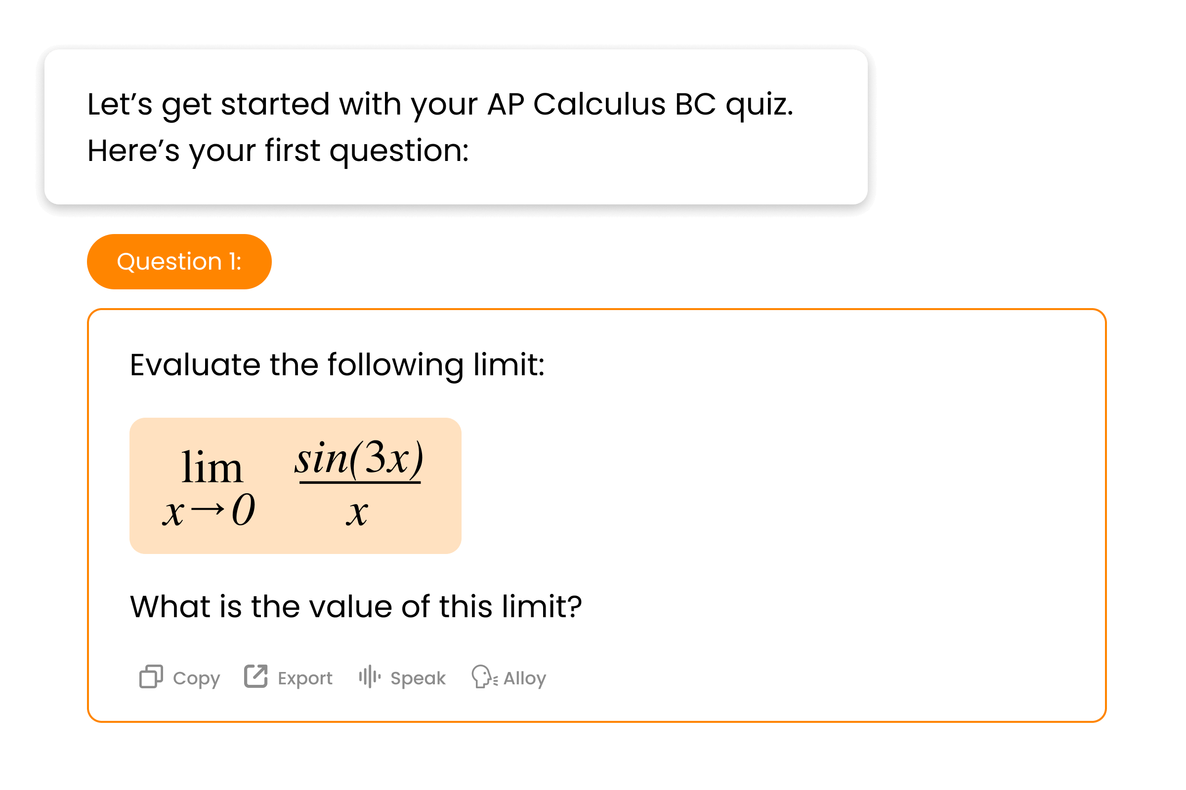 Advanced Math Support